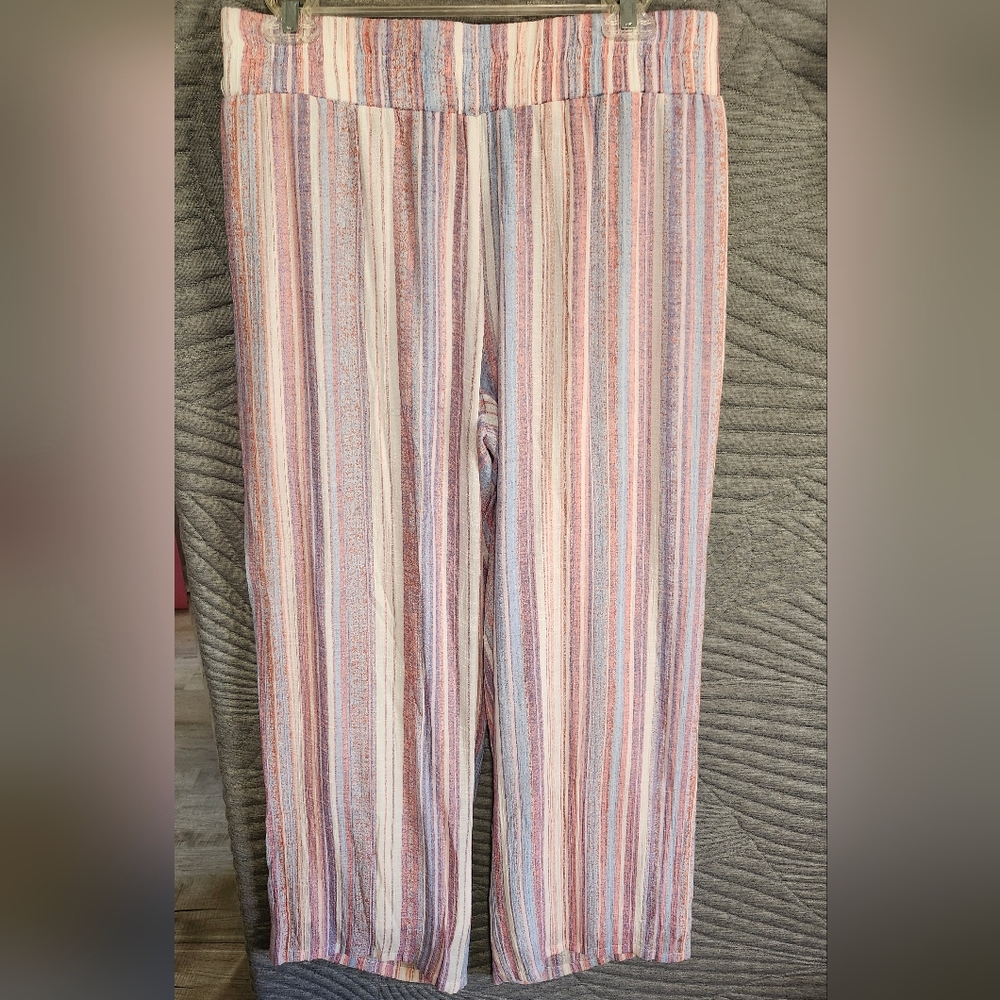 New Directions Vibrant Striped Pants